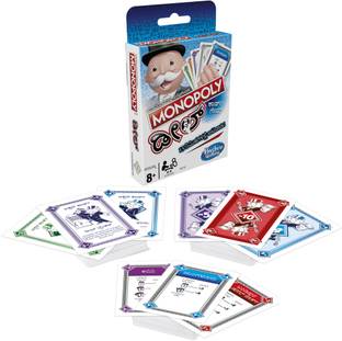 HASBRO GAMING Deal Card Game, Quick-Playing Card Game for 2-5 Players, Ages 8+