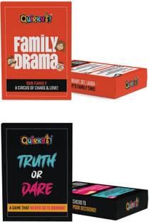 Quirky Hai Family Drama + Truth Or Dare Card Game -Combo of 2 Games