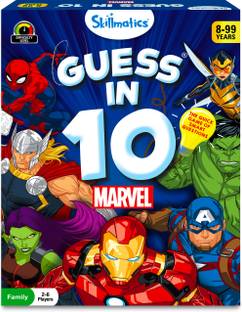 Skillmatics Card Game - Guess in 10 Marvel for Kids Ages 8+, Avengers, Spiderman, Iron Man