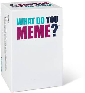 AweStuffs What Do You Meme Card Game For Adults Party Game Family Card Multiplayer Game