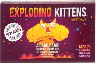 Magnemite Exploding Kitten Party Pack Card Game for Kids and Adults