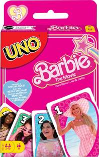 SALPITOYS UNO Barbie The Movie Card Game for Kids & Adult