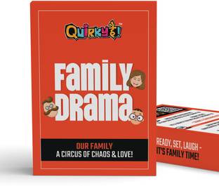 Quirky Hai Family Drama Game -Pack of 50 Cards | Perfect Family Game to Create Memories