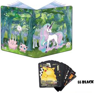 AncientKart Big Album Binder with Black Waterproof cards