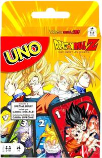 WOYR 112 UNO Dragon Ball Z Playing Cards Game|UNO Goku Cards|UNO DBZ Cards
