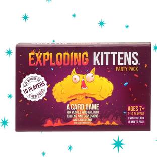 Zuuluzrs Exploding Kittens Party Pack 2 to 10 Players Fun Card Games