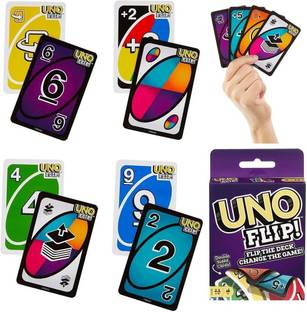 Bestie Toys UNO FLIP CARD GAME PARTY FUN GAME (112 CARDS)