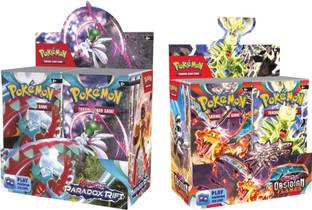 Bestdeals Pokemon Cards ,56 Card Booster TCG Playing Set,Pack Box Deck