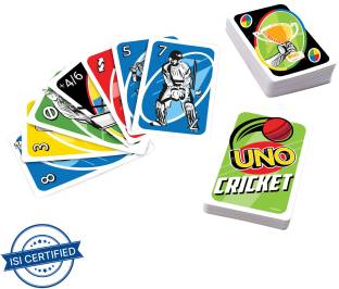 mattel GAMES UNO Cricket Card Game