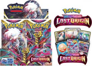 CrazyBuy PokeMon Sword & Shield Lost Origin Booster Pack Playing Card Game for Kids