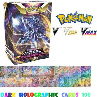 AncientKart Pokemon V, Vmax & Vstar Astral Radiance Card Holographic Dark et of 100