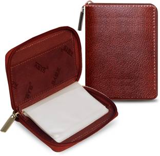 ABYS 100% Genuine Leather Credit Debit ATM Card Holder For Men And Women 20 Card Holder