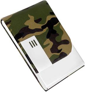 Flipkart SmartBuy 10 Slot Metal Leatherite Business Card/Visiting Card/Credit Card Holder Wallet with Magnetic Closure (Multicolor) 10 Card Holder