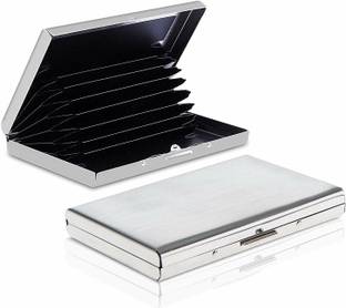 Flipkart SmartBuy Premium Silver Eight Slot RFID Blocking Credit/Debit 8 Card Holder