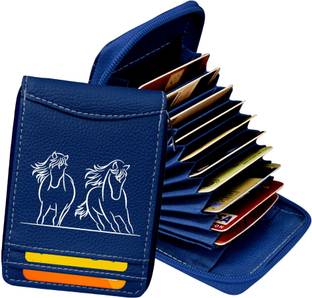 MATSS ® PU Leather Printed Credit Card||ATM, Debit Card holder For Men And Women 12 Card Holder