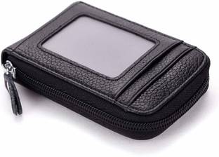 Encelade Black RFID Blocking ATM/Credit/Debit Man & Woman Slots 10 Card Holder