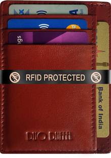 DUO DUFFEL RFID Protected Leather Credit Card Holder 8 Card Holder