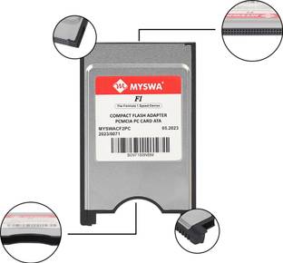 MYSWA PCMCIA CF2PC Compact Flash Adapter (CF) Card Reader