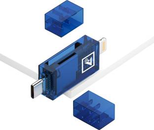 वन7 2 in 1 SD card reader, Lightning, Type-C कार्ड रीडर