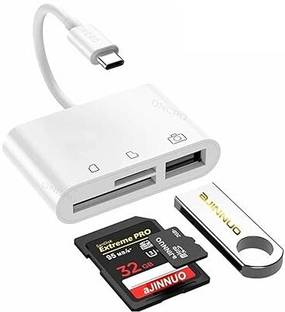ONCRO 3 in 1 Type C to USB Card Reader SD Micro TF 3.0 Adaptor Android camera laptop Card Reader