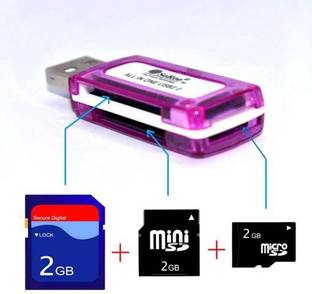 PARANDIV USB 2.0 Card Reader Supported For Micro SD,Mini SD,SD,SDXC,Micro M2,Memory Stick Card Reader