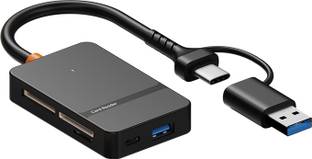 CLUSPEX 8 in 1 Card Reader Support MS CF TF/SD DHC SDXC for Laptop Phone Camera Card Reader