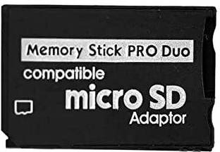 DKD Micro SD SDHC TF to Memory Stick Ms Pro Duo Compatible for PSP only Card Reader