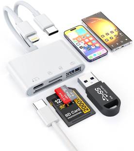 ZITRONIX Multifunctional Card Reader for iPhone and TypeC Devices Card Reader