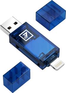 ONE 7 3-in-1 SD & TF Card Reader | Type C & USB Compatible | Supports TF, SD etc Card Reader