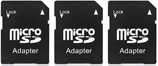 PARANDIV Buy 1 Get 2 Free Branded Original MicroSD MicroSDHC to SD SDHC Adapter. Card Reader