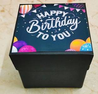 ASSURED Explosion box for birthday gift box Greeting Card