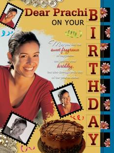Heart Beat Heart Beat Greeting Card for Birthday with Photo & Name Greeting Card