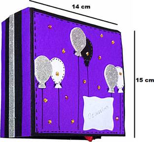 KANSAL Mini scrapbook album (15x14 cm)(14 photographs) for all occassions, Greeting Card