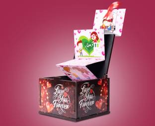 Celebr8 Explosion box for Valentine's Day Greeting Cards for Lovers Greeting Card