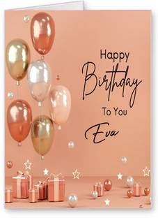 Midas Craft Eva Happy Birthday Greetings Card 36. Greeting Card