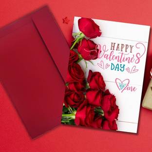 AanyaCentric Valentine's Day Greeting Card For Husband Wife Lover Boyfriend Girlfriend Greeting Card