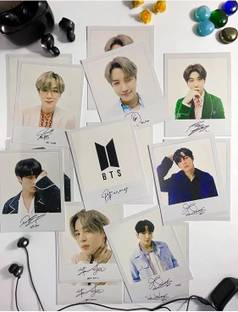 craft maniacs BTS ARMY PACK OF 8 MATT LAMINATED LOMO CARDS 3X4 INCH EACH Post  Card