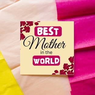 Khillayox Happy Mother's Day Greeting Card, World Best Mother, Gifts for Mother's Day Greeting Card