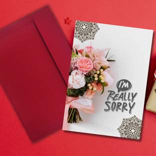 AanyaCentric So Sorry Printed Greeting Card