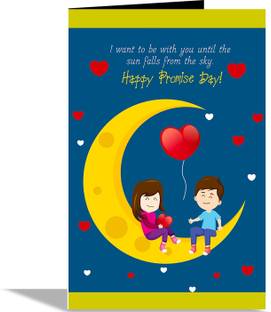 alwaysgift Happy Promise Day Valentines Day Greeting Card Greeting Card