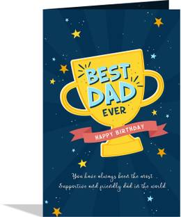 GIFT MY PASSION Best dad ever happy birthday Greeting Card Greeting Card