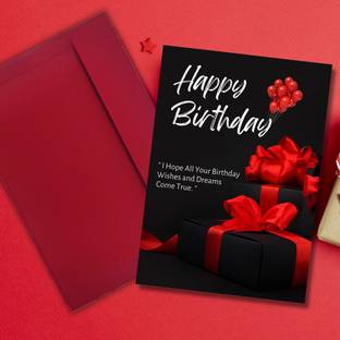 AanyaCentric Printed Birthday Card Greeting Card