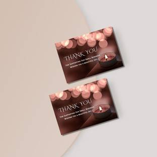 AanyaCentric 2X2.8Inch Thank You For Your Order Supporting Our Small Business Mini Greeting Card