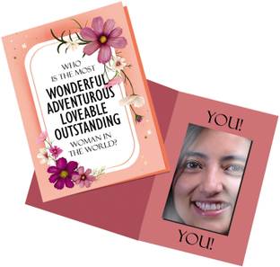 Exciting Lives Wonderful Woman Mirror Card- Gift for Women's Day, For Mother, Sister, Wife Greeting Card