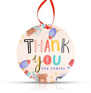 ZYOZI Thank You for Coming Gift Tags for Kids Birthday, Wedding, Baby Shower Supplies Invitation Card