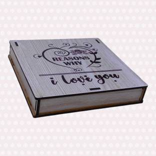 Nyaro valentine's day 20 Reasons Amz Why I Love You Message Gift Box Greeting Card