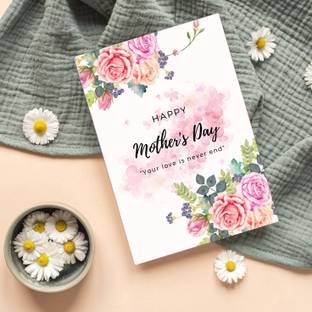 PICKKART Floral Greeting Card - Mother's Day Greeting Card