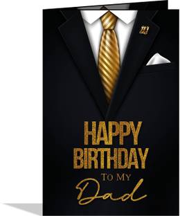 GIFT MY PASSION Happy birthday to my dad Greeting Card Greeting Card