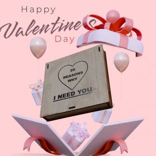 StarLaser 20 Reasons why I NEED YOU Message Box GIFT for Special One's Greeting Card