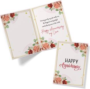 Festiko Festiko® 1 Pc Happy Anniversary Card,Anniversary Greeting Card Greeting Card